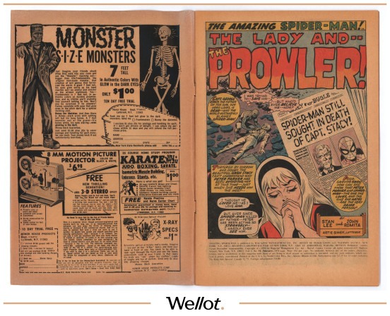 Изображение лота Комиксы Marvel «The Amazing Spider-Man» («Удивительный Человек-Паук») 1971 США