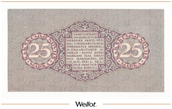 Изображение лота 25 Марок 1922 Эстония UNC-