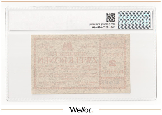 Изображение лота 2 Кроны ND (1900е) Австрия Брунн-ам-Гебирге Лагерь для Военнопленных PG 65+ UNC