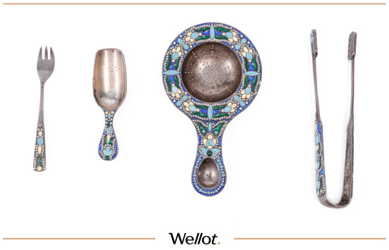 Изображение лота Набор для Чая 1950-1960 гг. Россия СССР