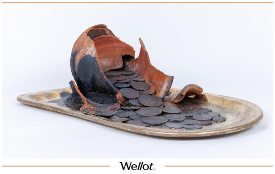 Изображение лота Арт-Объект "Россыпь Царских Монет"