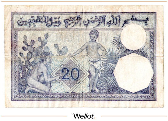 Изображение лота 20 Франков 1929 Алжир