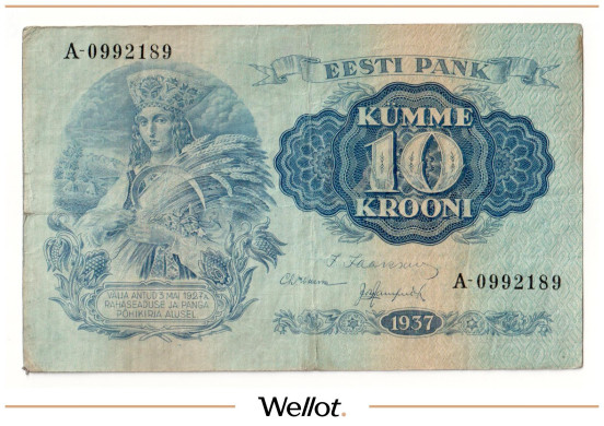 Изображение лота 10 Крон 1937 Эстония