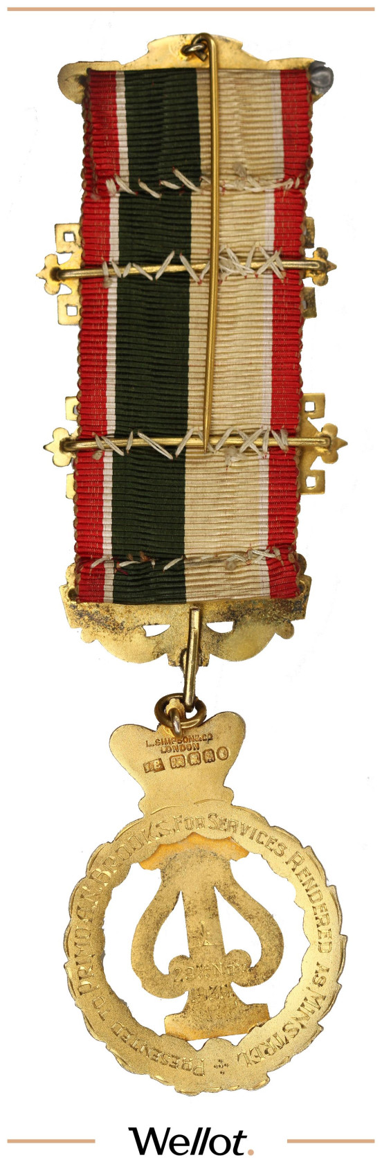 Изображение лота Масонский Знак 1937 Георг VI за Заслуги Великобритания