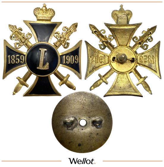 Изображение лота Знак в Память 50-летия Покорения Восточного Кавказа 1909