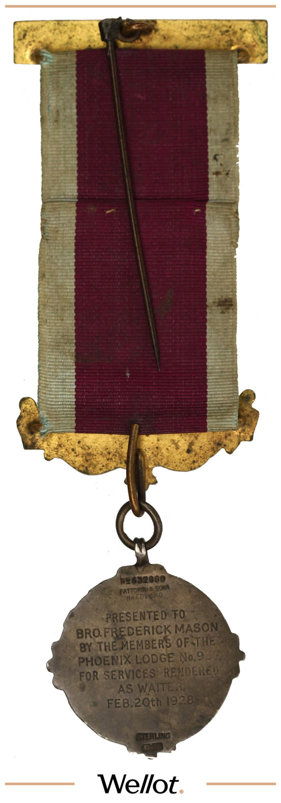 Изображение лота Масонский Знак 1928 Георг V Великобритания