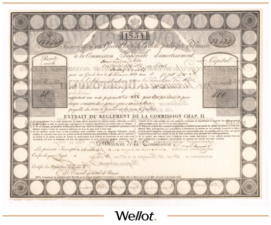 Изображение лота 500 Рублей 1854 Российская Империя Комиссия Погашения Долгов