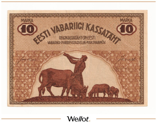Изображение лота 10 Марок 1919 Эстония