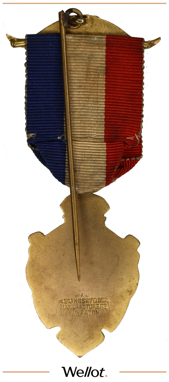 Изображение лота Масонский Знак 1911 Георг V Коронация Великобритания