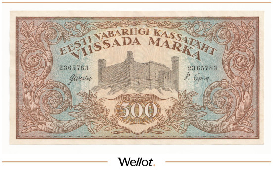 Изображение лота 500 Марок 1923 Эстония