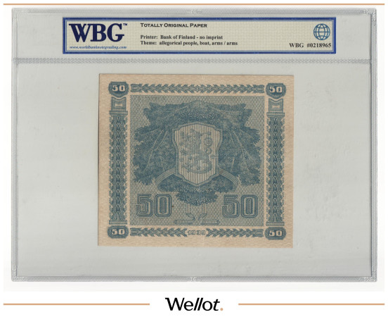 Изображение лота 50 Марок 1939 Финляндия WBG 45 TOP