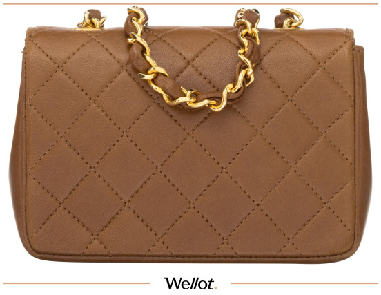 Изображение лота 1989-1991 Винтажная Сумка Chanel Caramel Quilted Leather Mini Flap Bag
