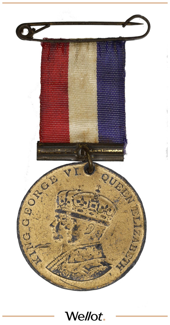 Изображение лота Масонский Знак 1937 Георг VI Коронация Великобритания