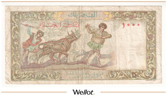 Изображение лота 1000 Франков 1947 Алжир