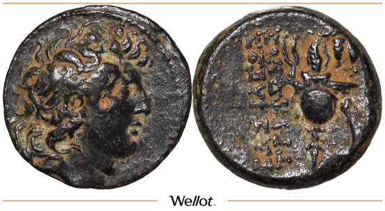 Изображение лота АЕ19 142-138 годы до Н.Э. Трифон Государство Селевкидов