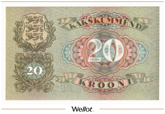 Изображение лота 20 Крон 1932 Эстония UNC-