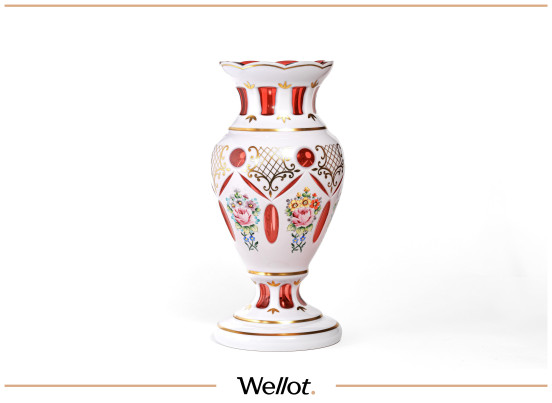 Изображение лота Ваза Богемский Хрусталь 1940-1950 гг. Чехословакия