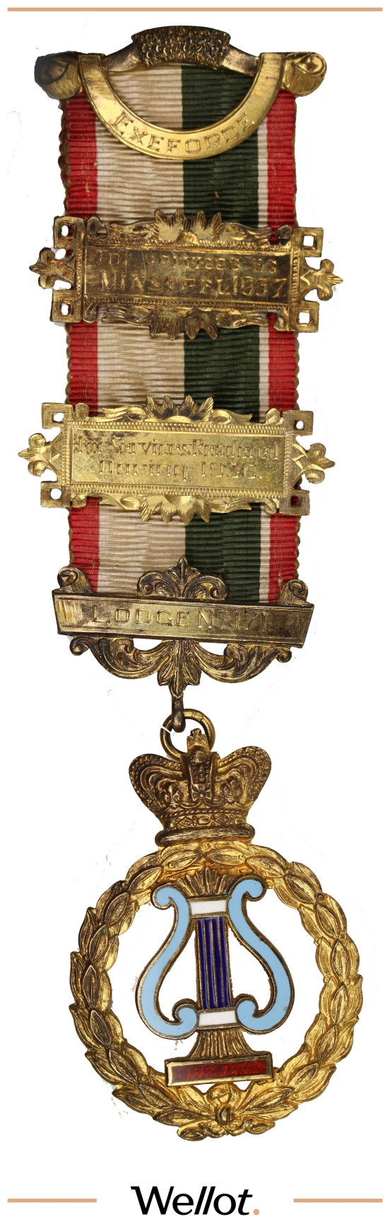 Изображение лота Масонский Знак 1937 Георг VI за Заслуги Великобритания