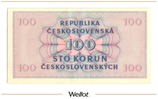 Изображение лота 100 Крон 1945 Чехословакия Образец