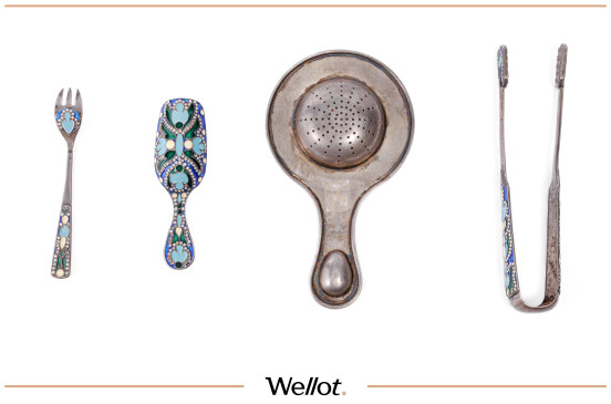 Изображение лота Набор для Чая 1950-1960 гг. Россия СССР