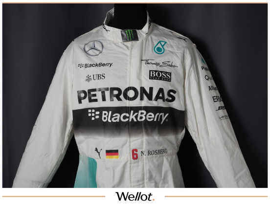 Изображение лота Экипировка Льюиса Хэмилтона и Нико Росберга Mercedes-AMG Petronas 2015