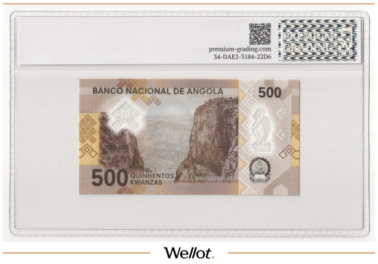 Изображение лота 500 Кванз 2020 Ангола PG 69+ UNC