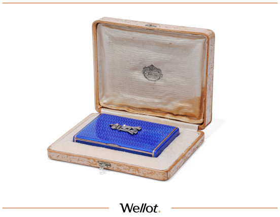 Портсигар 1908-1917 Российская Империя «Фаберже»