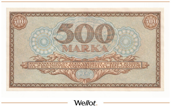 Изображение лота 500 Марок 1923 Эстония