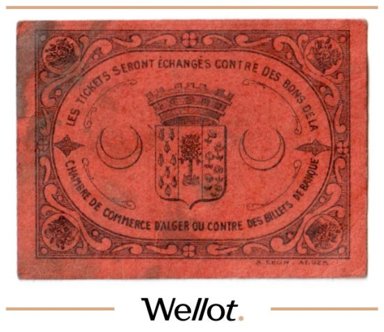 Изображение лота 10 Сантимов 1916 Алжир Блида Торговая Палата