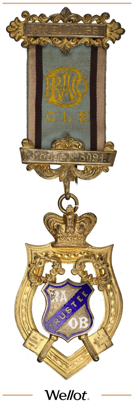 Изображение лота Масонский Знак 1950 Георг VI Великобритания