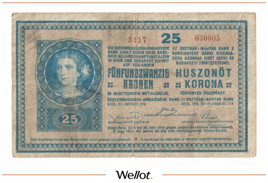 Изображение лота 25 Крон 1918 Австрия