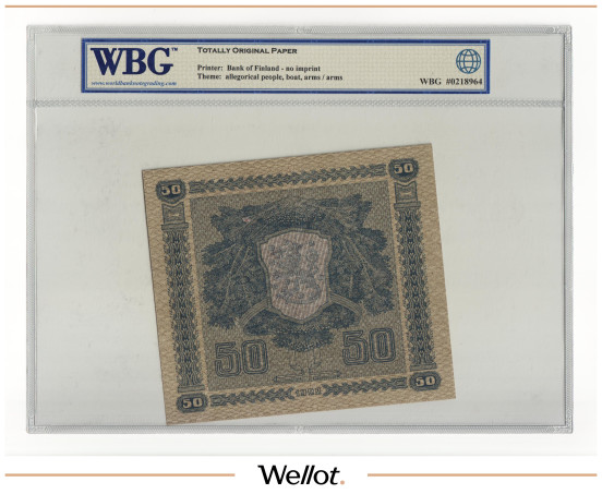Изображение лота 50 Марок 1922 (1931) Финляндия WBG 40 TOP