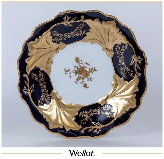 Изображение лота Большое Фарфоровое Блюдо для Фруктов Германия Середина XX века