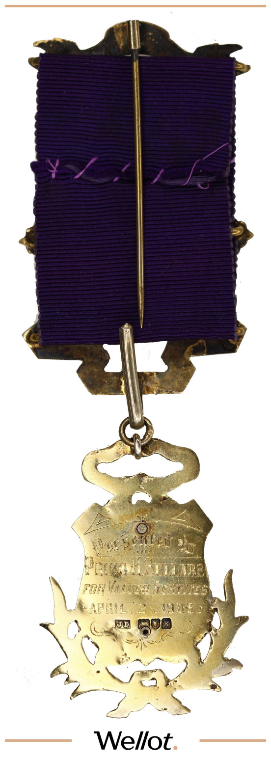 Изображение лота Масонский Знак 1906 Эдуард VII Великобритания