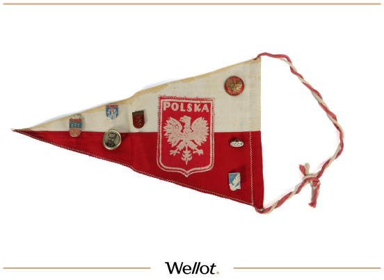 Изображение лота Вымпел Polska со Значками СССР