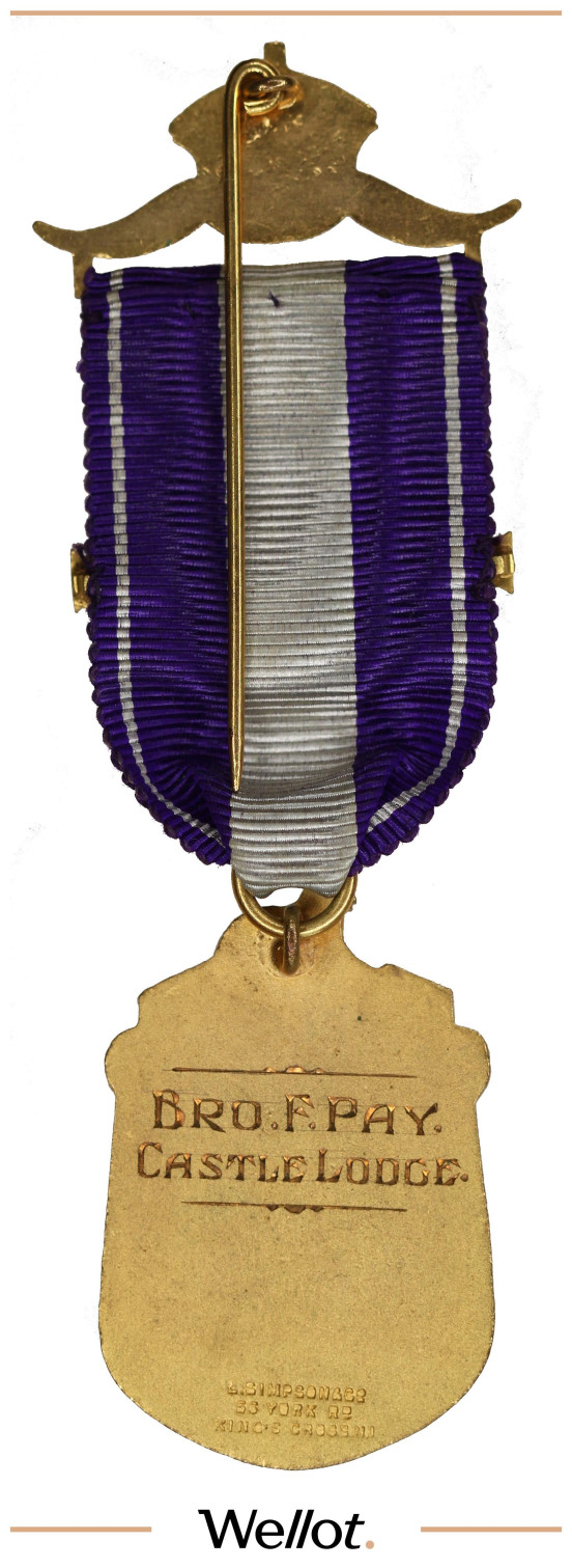 Изображение лота Масонский Знак 1935 Георг V 25 Лет Правлению Великобритания