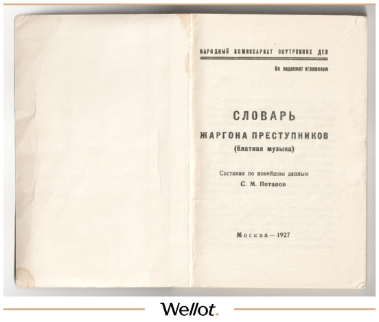 Изображение лота Словарь Жаргонных Выражений