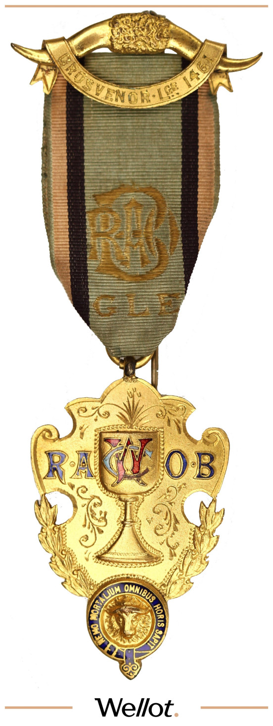 Изображение лота Масонский Знак 1915 Георг V Великобритания