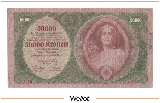 Изображение лота 50000 Крон 1922 Австрия