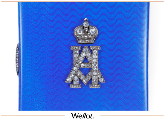 Изображение лота Портсигар 1908-1917 Российская Империя «Фаберже»