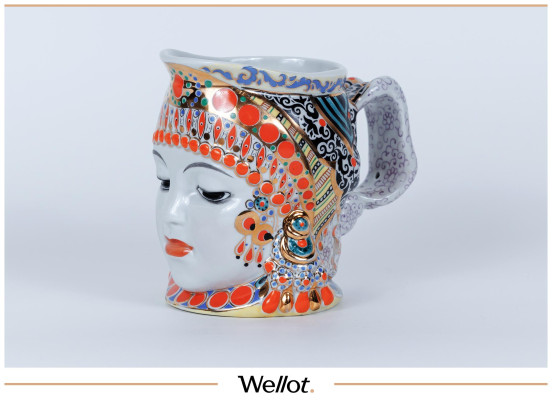 Изображение лота Молочник "Голова Восточной Женщины" ЛФЗ 1960е СССР