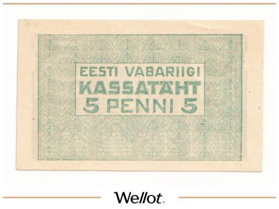 Изображение лота 5 Пенни ND (1919) Эстония UNC-
