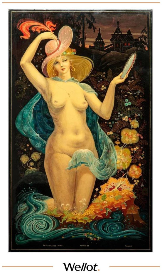 Изображение лота Панно "Ну-ка Зеркальце Скажи" 1983 Россия СССР