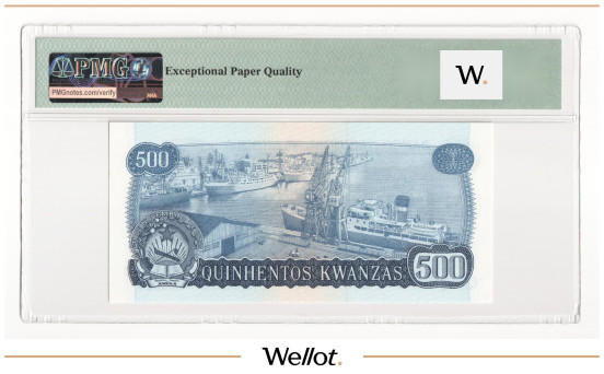 Изображение лота 500 Кванз 1979 Ангола Образец PMG 67 EPQ UNC