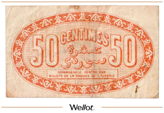 Изображение лота 50 Сантимов 1915 Алжир Торговая Палата