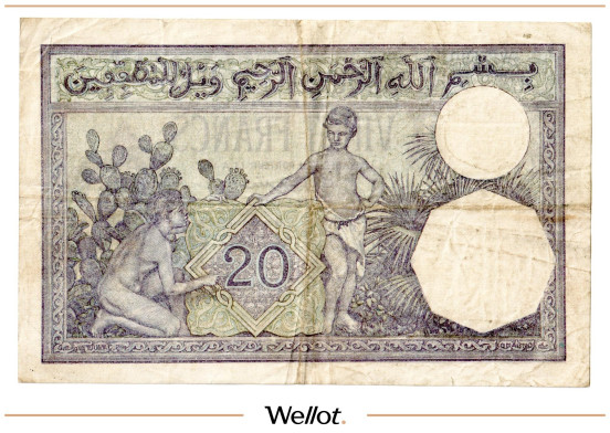 Изображение лота 20 Франков 1941 Алжир
