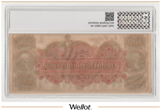 Изображение лота 100 Долларов ND (1840е) США Луизиана Новый Орлеан Canal and Banking Company PG 62 UNC