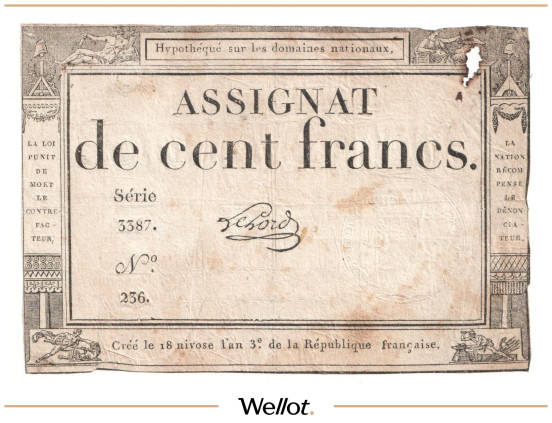 Изображение лота 100 Франков 1795 Франция