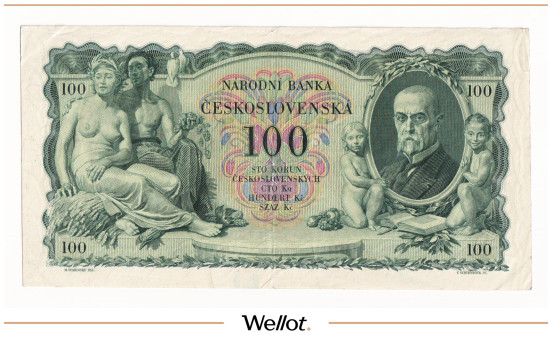 Изображение лота 100 Крон 1931 Чехословакия