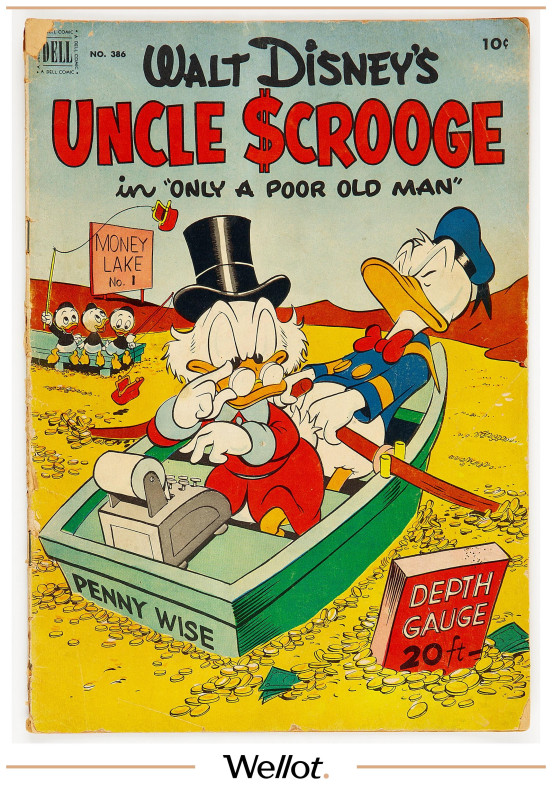 Изображение лота Комикс «Дядя Скрудж» 1952 США Walt Disney